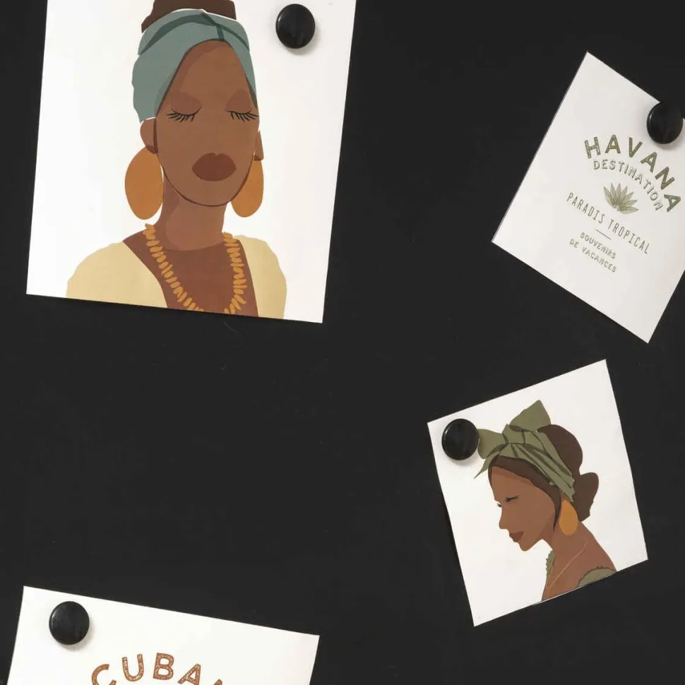 Atmosphera Memo Ardoise Plante 90X58Cm Cuba