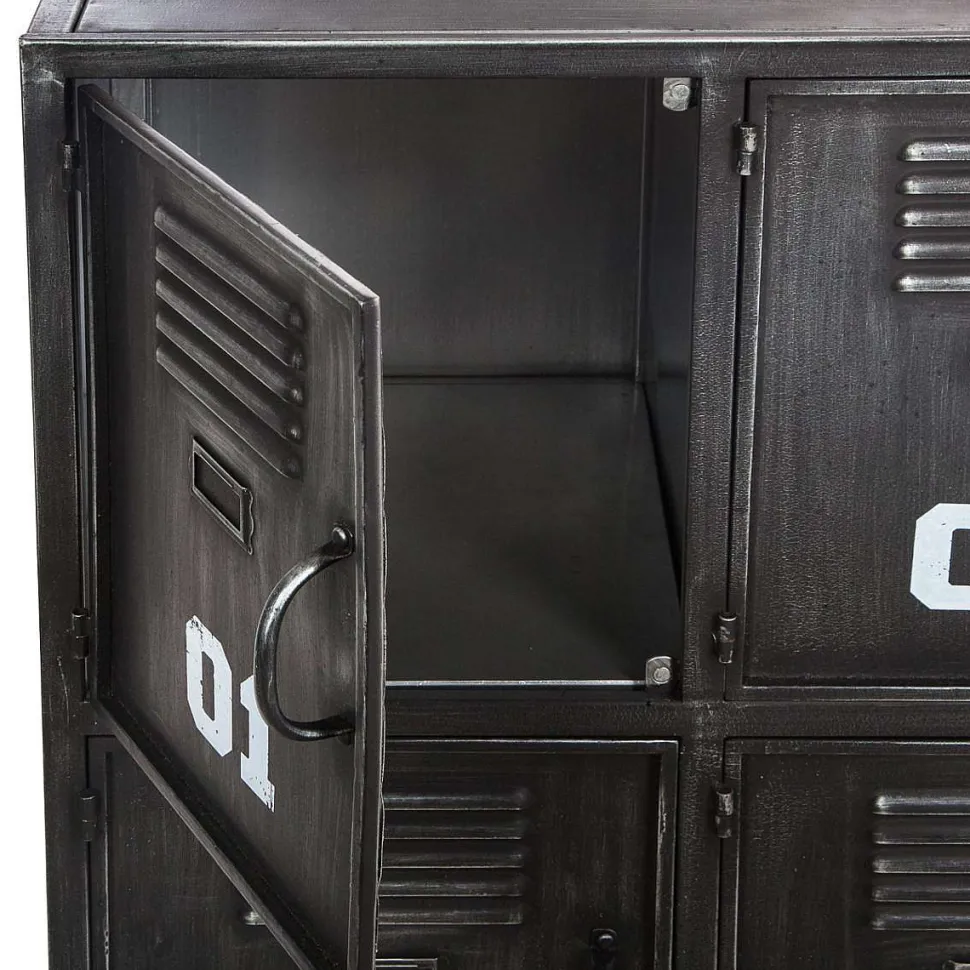 Meuble Metal 6 Portes Sevin