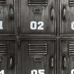 Meuble Metal 6 Portes Sevin