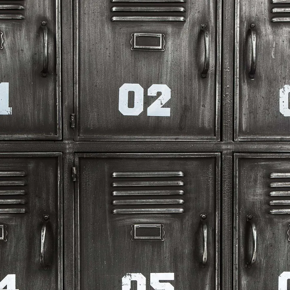 Meuble Metal 6 Portes Sevin