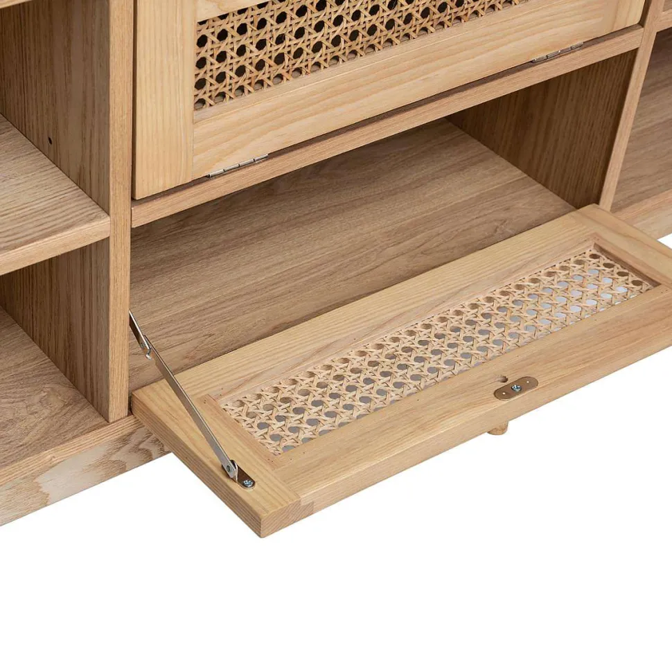 Meuble Tv 2 Tiroirs Clapet Arty