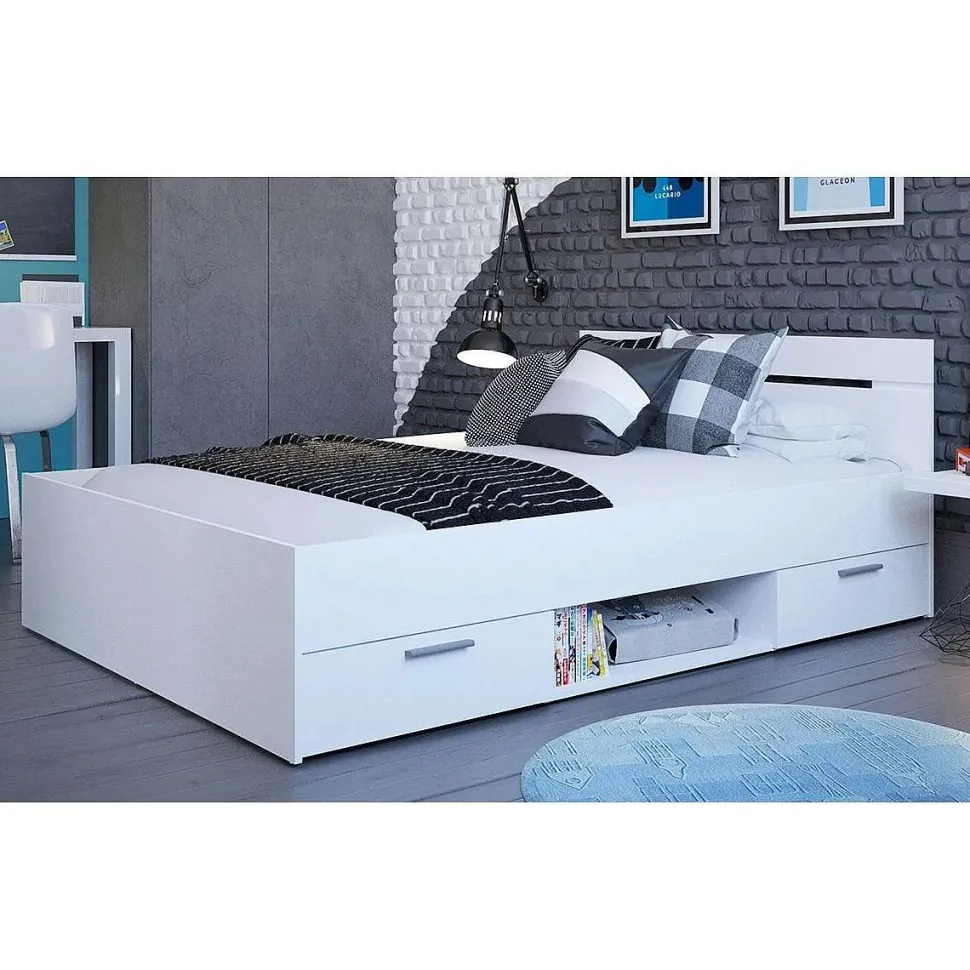 Michigan Lit 140X190 Blanc Perle