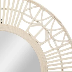 maxibazar Miroir Bambou Ivona D.70Cm