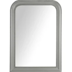 Atmosphera Miroir Bois Arrondi Gris D.60X90Cm