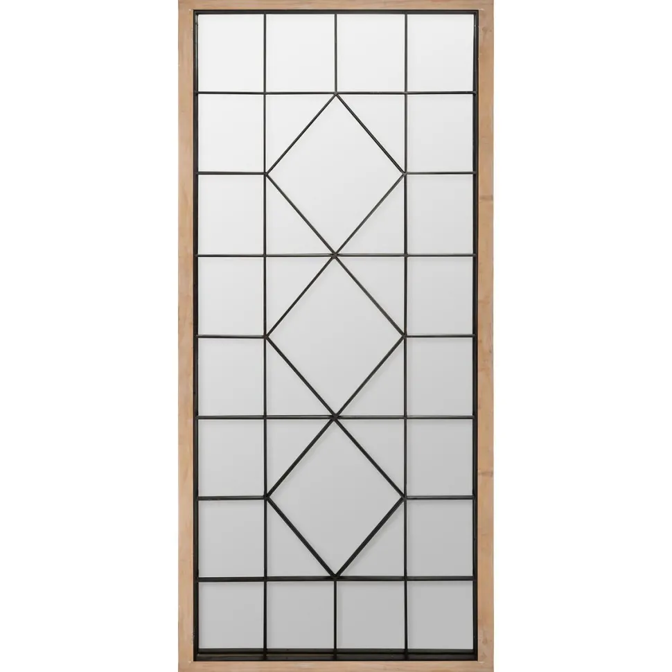 Atmosphera Miroir Bois Et Metal D.71X165Cm