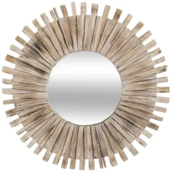 Atmosphera Miroir Bois Flotte Manon D.88Cm