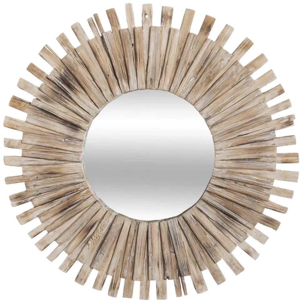 Atmosphera Miroir Bois Flotte Manon D.88Cm