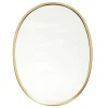maxibazar Miroir Deco Contour Deco Dore Ovale