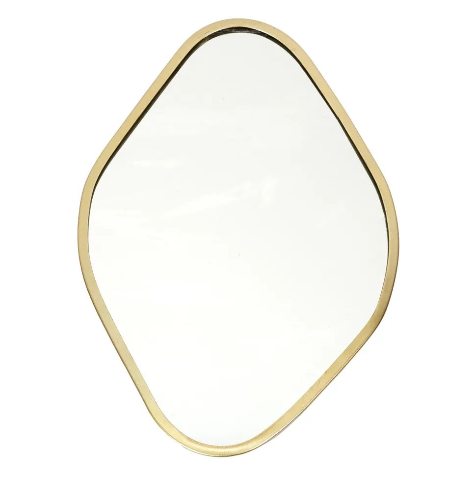 maxibazar Miroir Deco Contour Deco Dore Losange