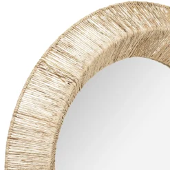 maxibazar Miroir Jute Issie D.76Cm