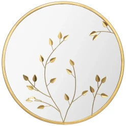 Atmosphera Miroir Metal Feuille D.58Cm