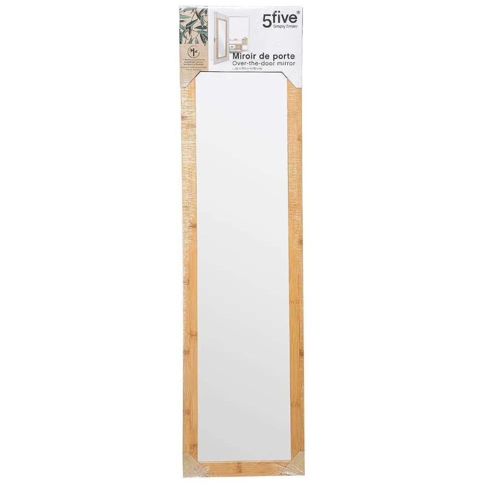 Miroir Porte Bambou 30X110Cm