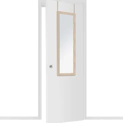 Miroir Porte Effet Bois 35X109Cm