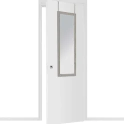 Miroir Porte Effet Bois 35X109Cm