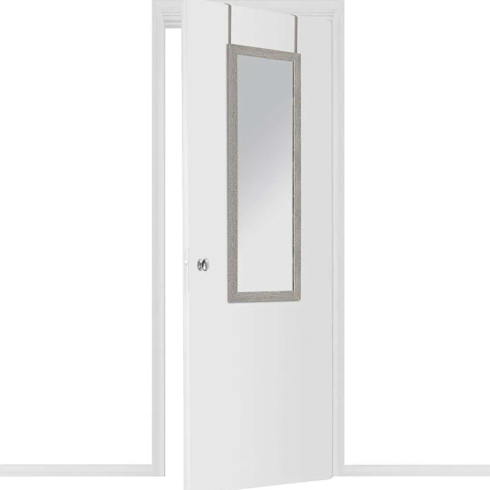 Miroir Porte Effet Bois 35X109Cm