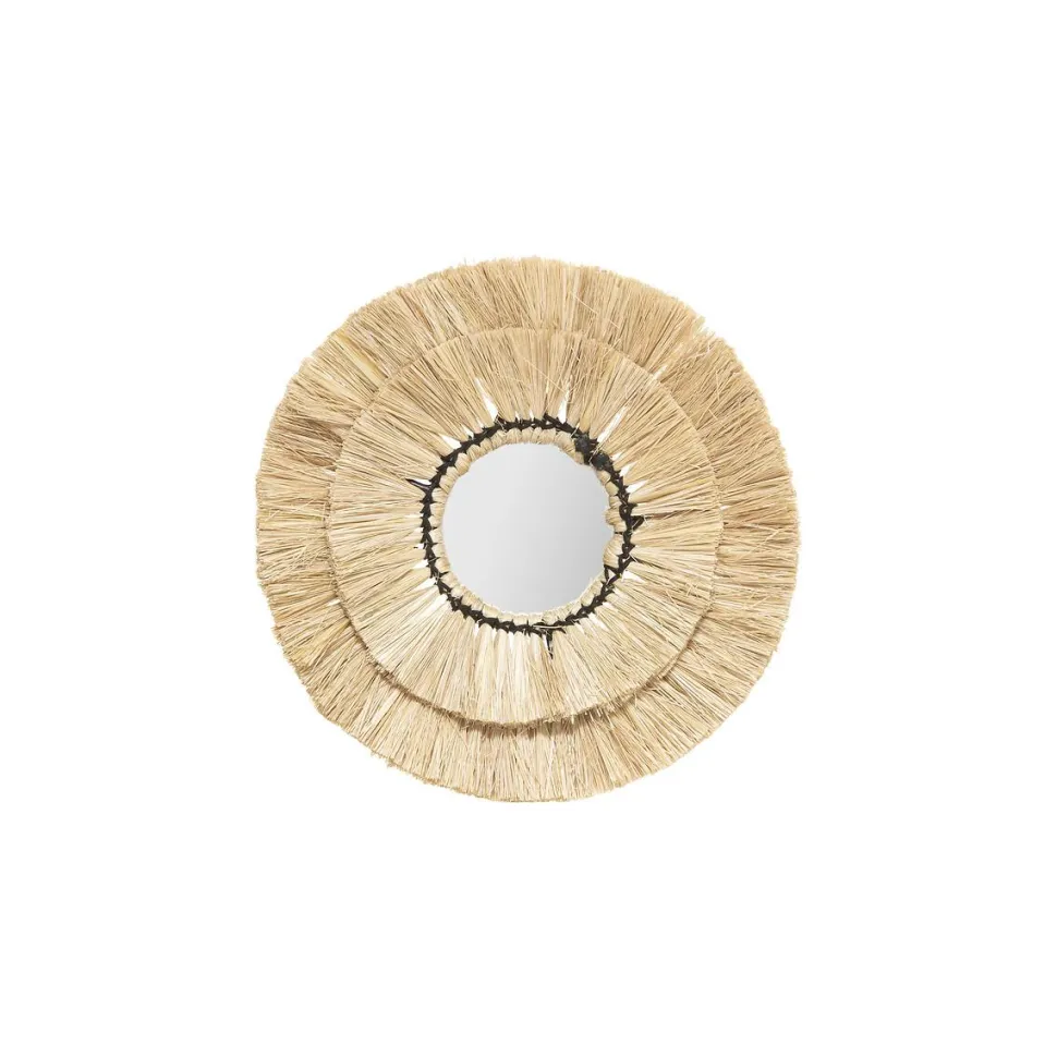 Atmosphera Miroir Raphia Alba X3 Pieces