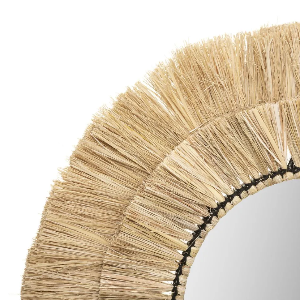 Atmosphera Miroir Raphia Alba X3 Pieces