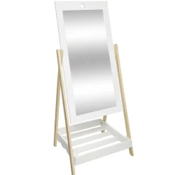 Miroir Sur Pied Avec Tablette