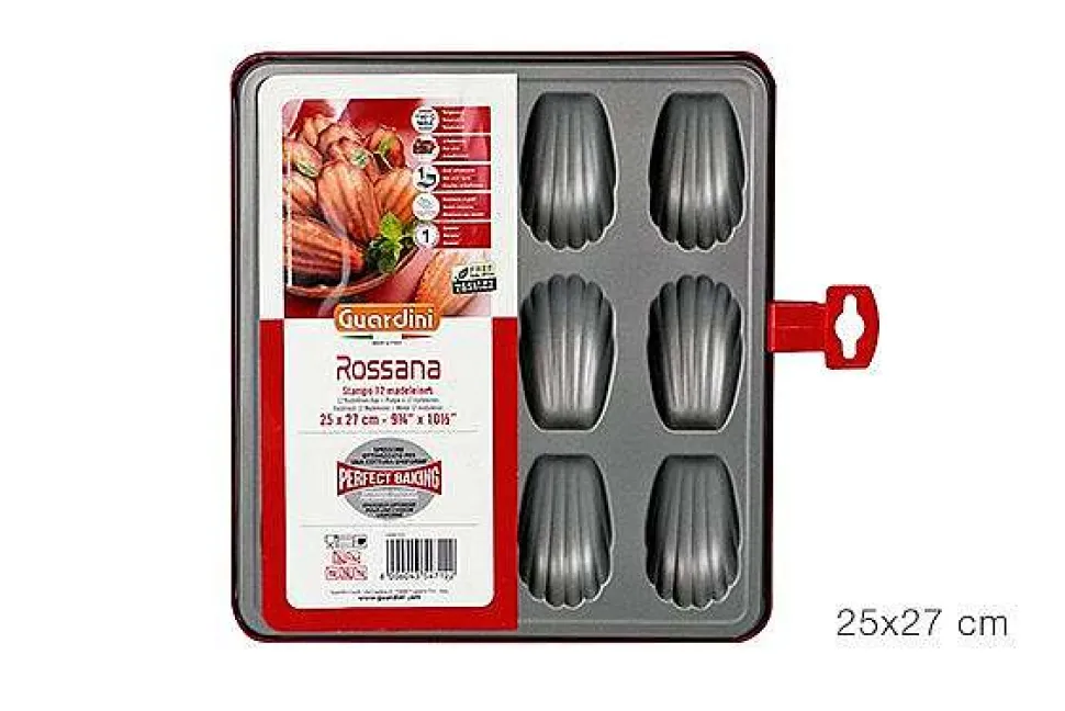 Moule 12 Madeleines Acier Rossana