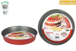 Moule Clafoutis D.28Cm Acier Anti Adherent Rouge Rossana