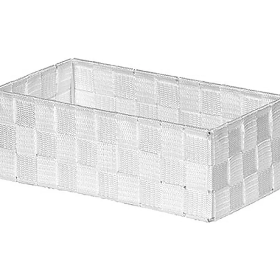 Moyen Panier Polyester Blanc