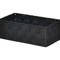 Moyen Panier Polyester Noir