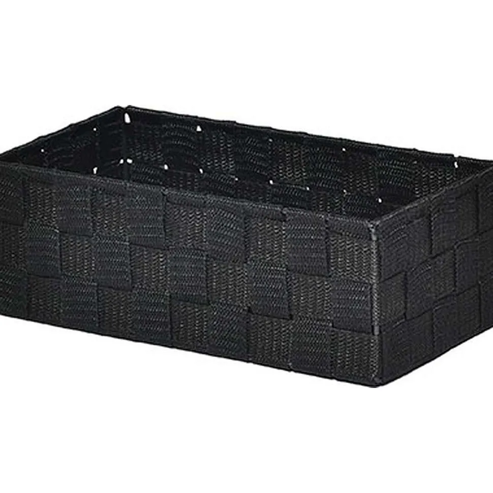 Moyen Panier Polyester Noir