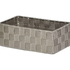 Moyen Panier Polyester Taupe