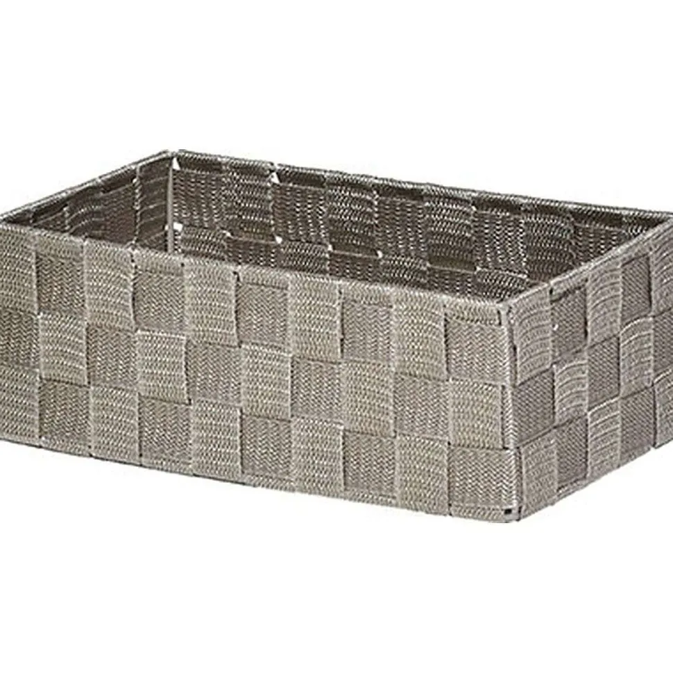 Moyen Panier Polyester Taupe