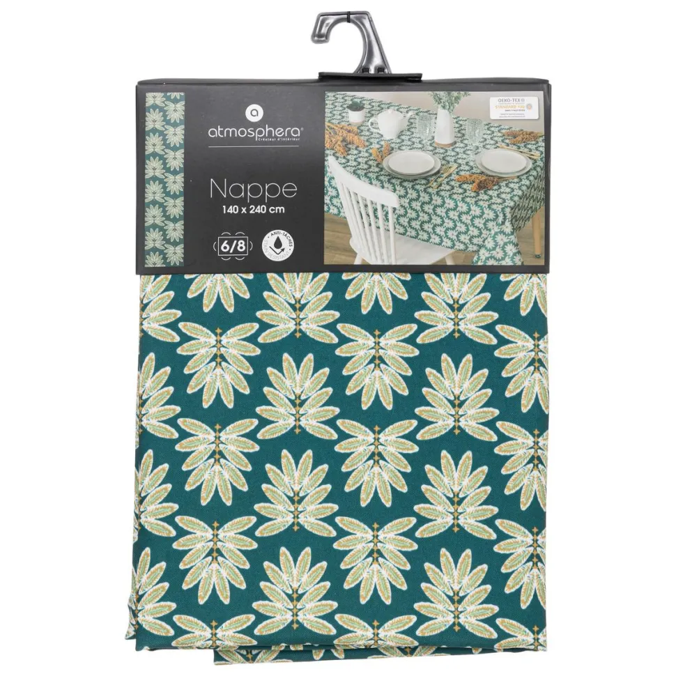 maxibazar Nappe Anti Tache Imprimee Ozzy 140X240Cm