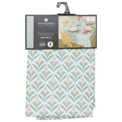 maxibazar Nappe Anti Tache Imprimee Ezel 140X240Cm
