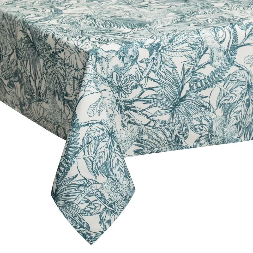 Atmosphera Nappe Anti Tache Imprimee Jungle 140X240Cm