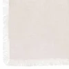 maxibazar Nappe Coton Frange Maha Blanc 150X250Cm