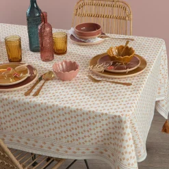 Atmosphera Nappe Coton Imprimee Folk 140X240Cm