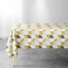 maxibazar Nappe 145X240Cm Imprime Ambroise Jaune