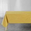 maxibazar Nappe 150X240Cm Metallise Belflor Jaune Or