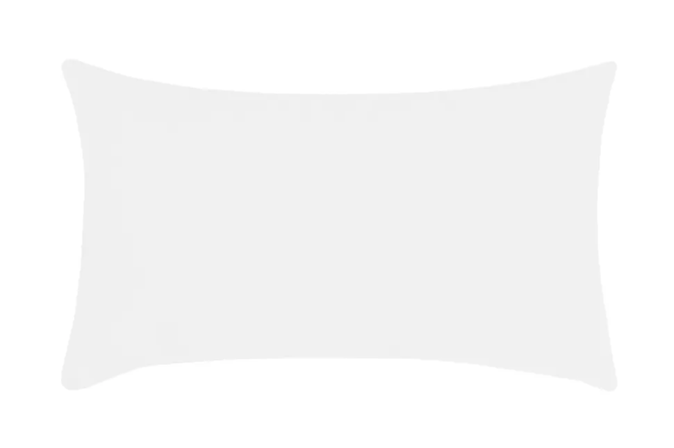 maxibazar Nelson Coussin 30X50Cm Blanc