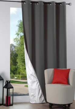 maxibazar Nelson Isolant Rideau 135X240 Anthracite