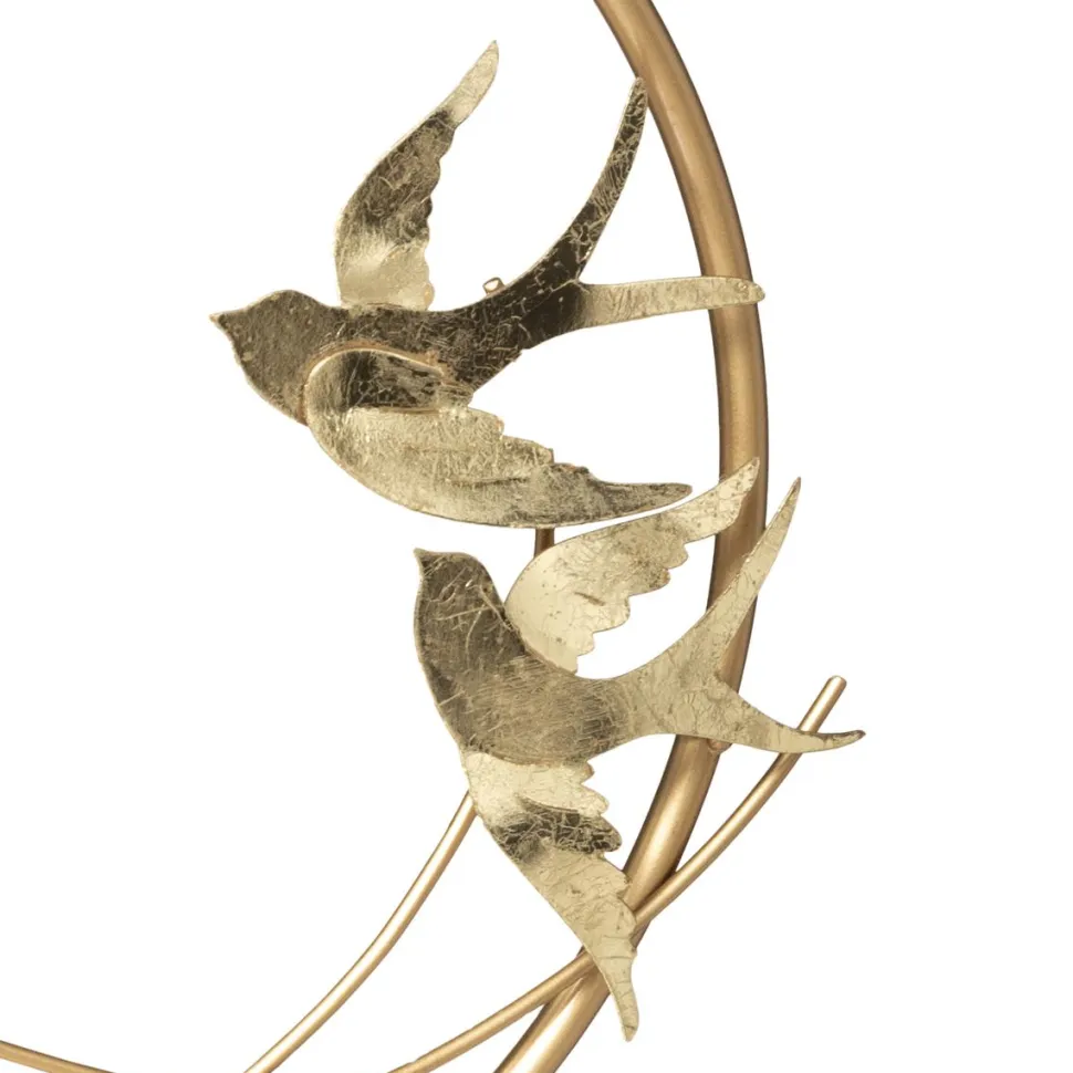 Atmosphera Objet Metal Oiseau H.36Cm