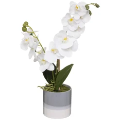 maxibazar Orchidee Pot Ceramique Reactive H.45Cm