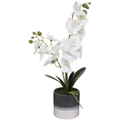 maxibazar Orchidee Pot Ceramique Reactive H.45Cm