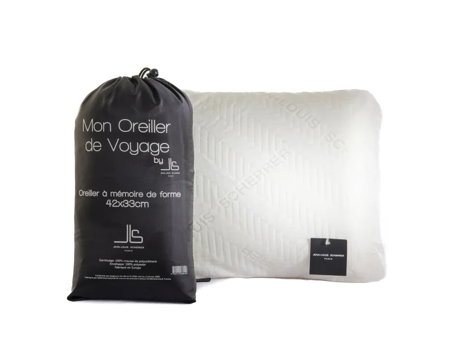 maxibazar Oreiller Voyage Memoire De Forme 42X33Cm