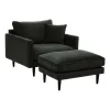 Ottoman Velours Candice Kaki
