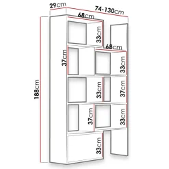 Paco Bibliotheque Noir Et Blanc