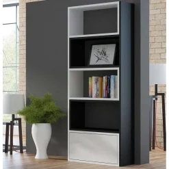 Paco Bibliotheque Noir Et Blanc