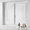 maxibazar Paire Droite Passants 2X60X120Cm Haltona Blanc