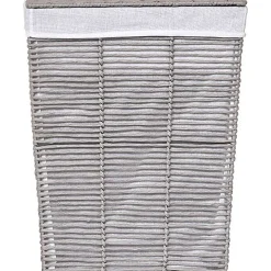 Panier A Linge Gm Papier Ajoure Rectangle Evasee