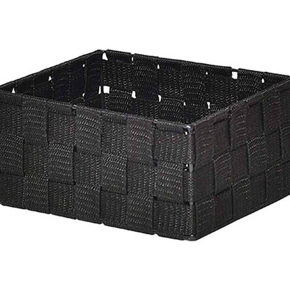 Panier Carre Polyester Noir Taille Xs
