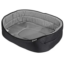 Panier Oval Essentiel Noir Gris 40X22Cm