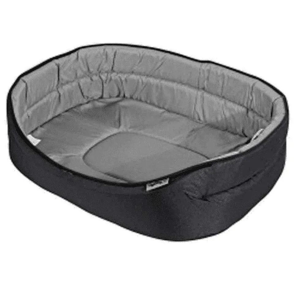 Panier Oval Essentiel Noir Gris 40X22Cm